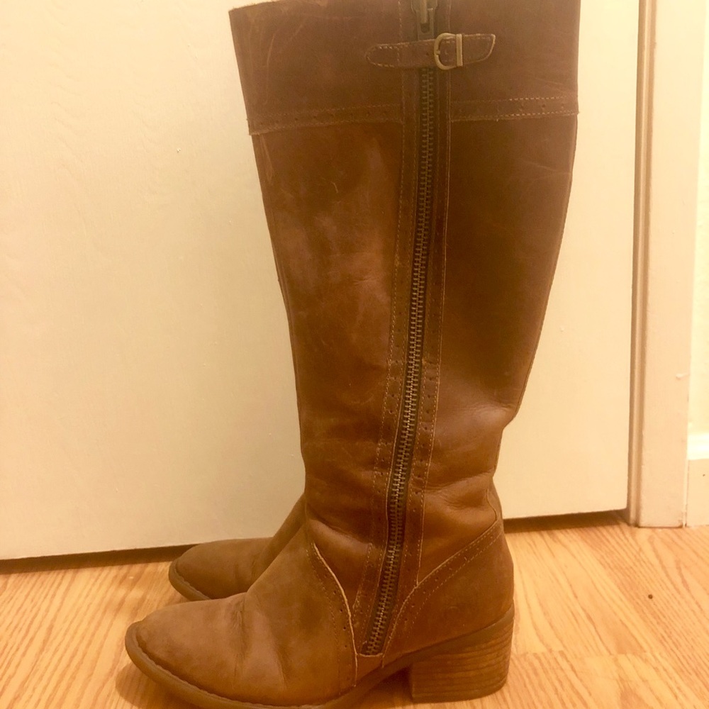 Knee High Leather Riding Børn Boots